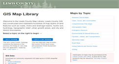 Desktop Screenshot of maps.lewiscountywa.gov