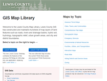 Tablet Screenshot of maps.lewiscountywa.gov