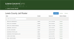 Desktop Screenshot of jail.lewiscountywa.gov
