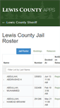 Mobile Screenshot of jail.lewiscountywa.gov