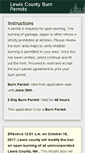 Mobile Screenshot of burnpermit.lewiscountywa.gov