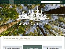 Tablet Screenshot of lewiscountywa.gov